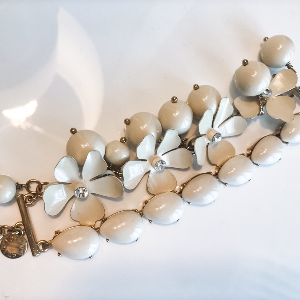 JCrew floral bracelet